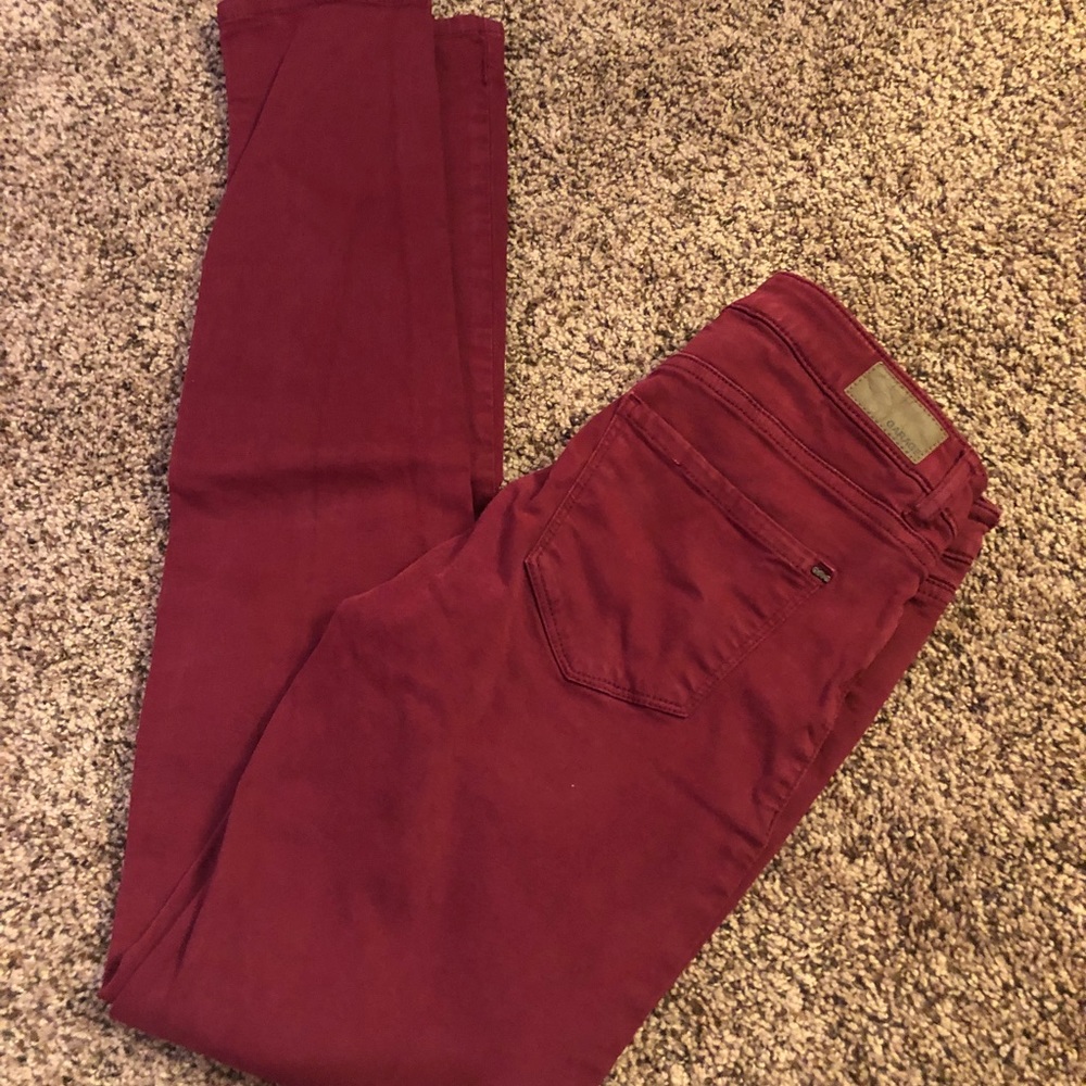 Garage red jeans